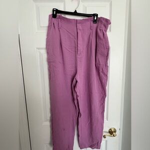 Lilac Purple Baggy Pants